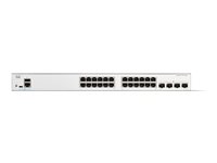 Cisco Catalyst 1300-24T-4G - switch - 24 ports - Managed - rack-mountable