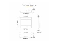 Startech 1U Vented Server Rack Cabinet Shelf, 16in Deep Fixed Cantilever Tray, Rackmount Shelf for 19" AV/Data/Network Equipm