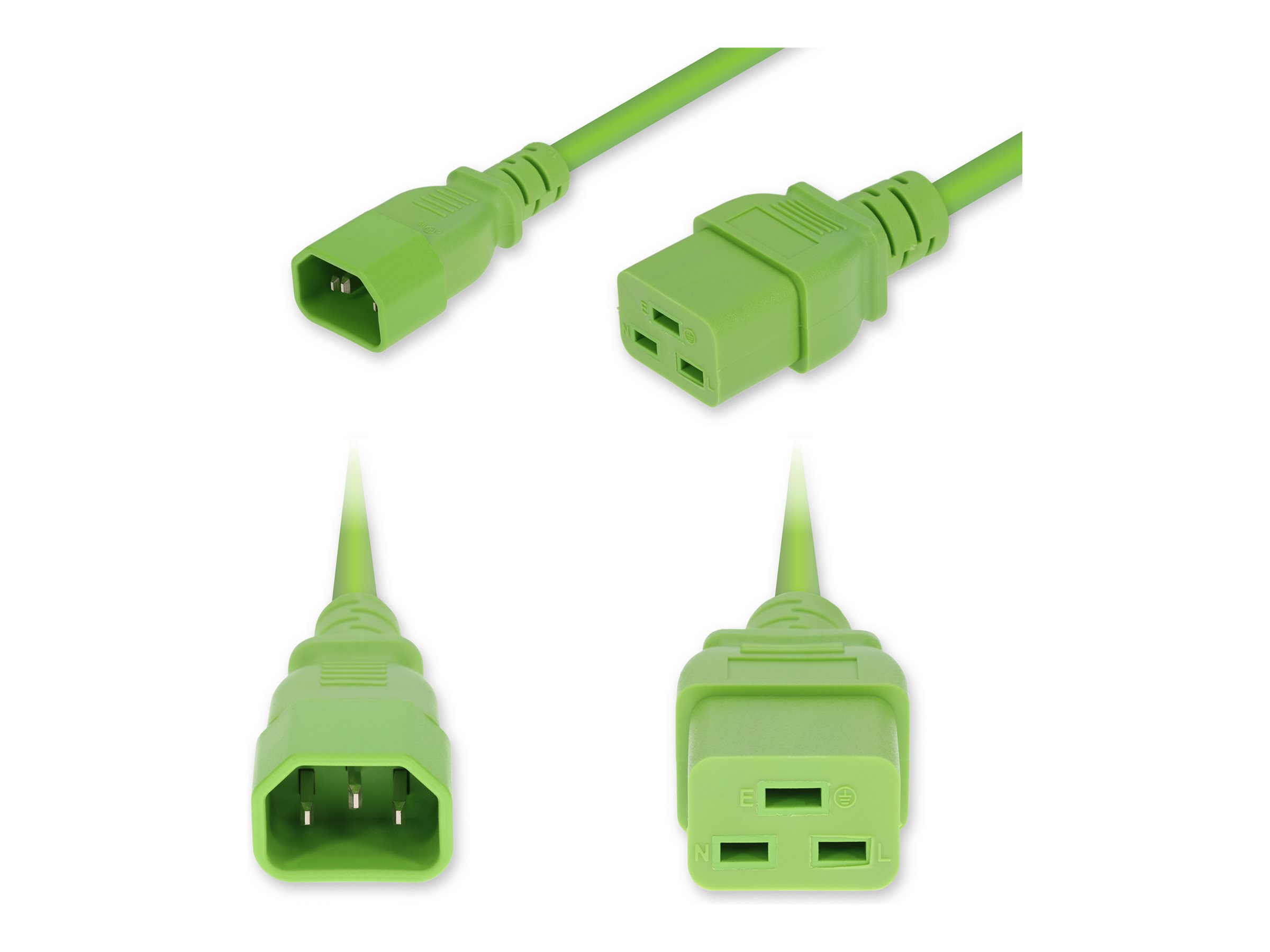 AddOn - Power cable - IEC 60320 C14 to IEC 60320 C19
