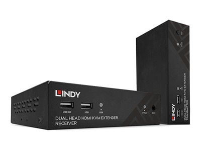 Kit Extender KVM HDBaseT Cat.6 HDMI Dual Head USB, IR & RS232, 100m