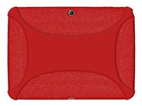 Amzer Silicone Skin Jelly Back cover for tablet silicone red 10.1INCH 