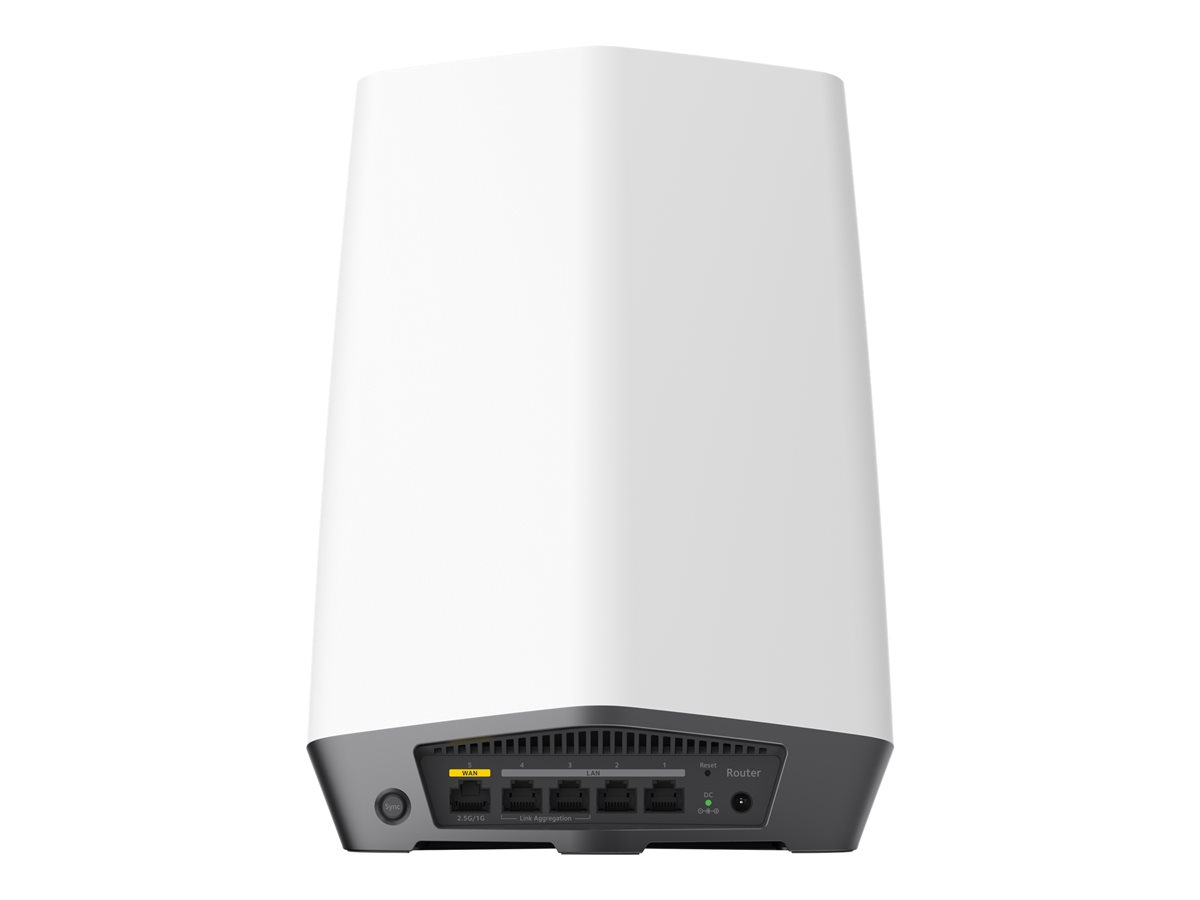 NETGEAR Orbi Pro WiFi 6 - AX6000 Tri-band WiFi System - bezdrátový router - Wi-Fi 6 - desktop, pro připevnění na zeď, montáž na strop – foto 6