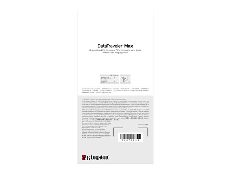 Kingston DataTraveler Max - cl USB - 1 To