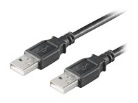 MicroConnect USB 2.0 USB-kabel 5m Sort
