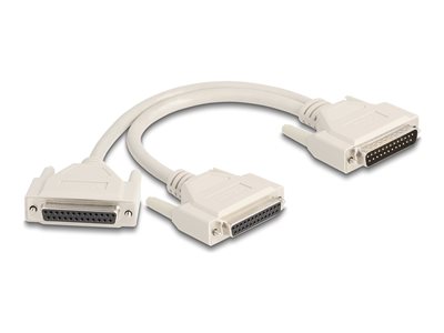 DELOCK Adapter Y-Kab Spi D-Sub 25 Pin St.zu 2d-sub 25pin bu. Kabel