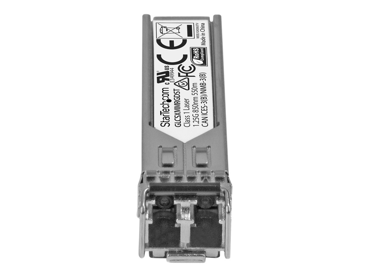 StarTech.com Cisco GLC-SX-MM-RGD Compatible SFP Module, 1000BASE-SX, 1GbE Multimode Fiber MMF Optic Transceiver, LC Connector, 550m, 850nm, DDM, Cisco ASR920, IE2000 IE4000, 1GE Mini GBIC - Lifetime Warranty (GLCSXMMRGDST) - Transceiver modul SFP (mini-GBIC) - 1GbE – foto 2