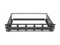 Startech 2U DIN Rail Kit for Standard 19" Rack - Adjustable Depth Rackmount DIN Rail with Top Hat, Mini, G Rails (ADJDINKIT) 