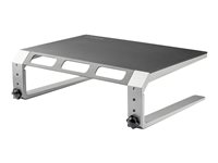StarTech.com Monitor Riser Stand - For up to 32" Monitor - Height Adjustable - Computer Monitor Riser - Steel and Aluminum (M