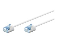 goobay CAT 6a U/FTP, PiMF 1m Patchkabel Hvid