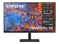 Samsung ViewFinity S8 S32B800PXU 32' 3840 x 2160 (4K) HDMI DisplayPort USB-C 60Hz  Dockingskærm