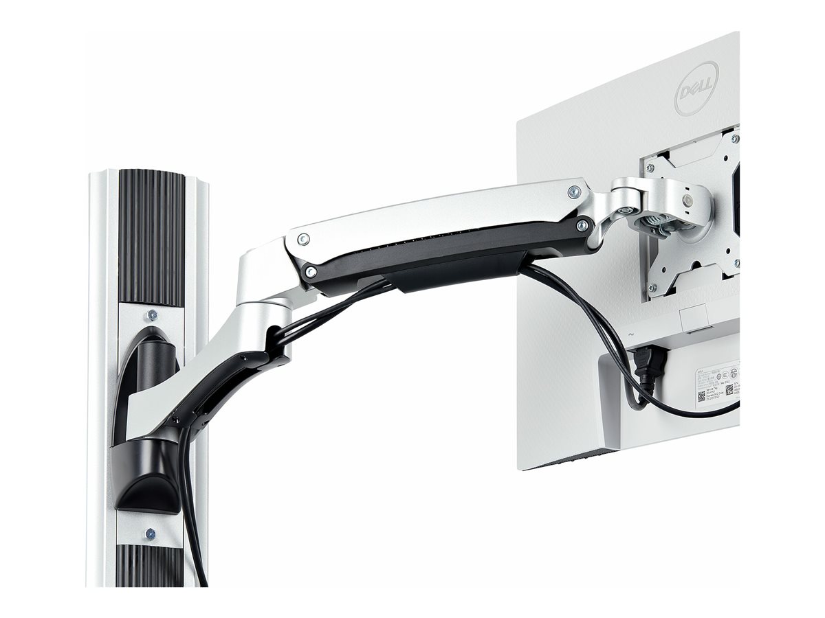 StarTech.com Wall Mount Workstation, VESA Mount For 32" Monitors (22lb/10kg), Fully Articulating Arms For Single Monitor Mount & Keyboard Tray, Includes Desktop Computer/PC Bracket - Ergonomic Standing Desk (2PASTSC-WALL-MOUNT) montážní sada - pracovní stanice - pro plochý panel - černá - kompatibilní s TAA – foto 5