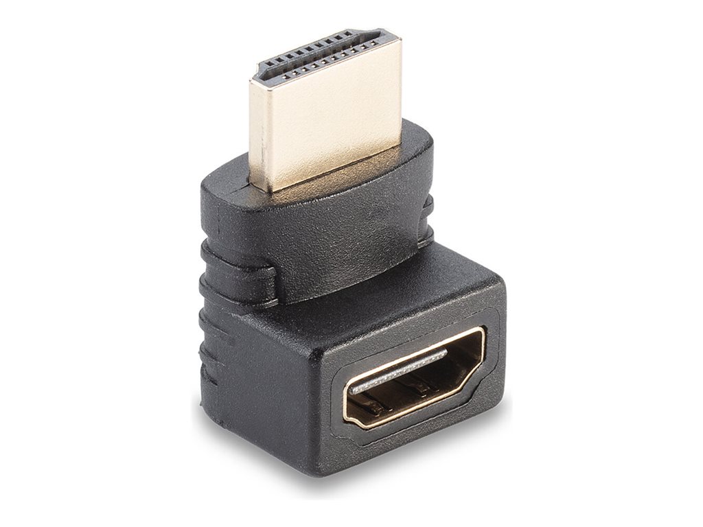 Adaptateur HDMI femelle vers HDMI m le coudé à 90 dégrés vers le haut