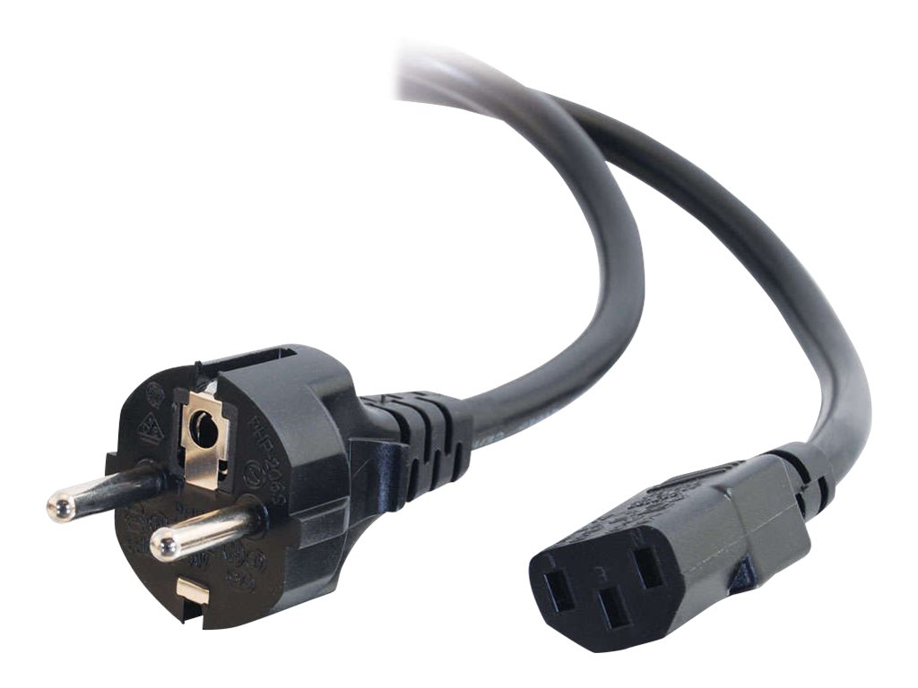 C2G 2.5m 14 AWG European Power Cord (CEE7/7 to IEC320C13)