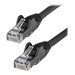 StarTech.com 20ft (6m) LSZH CAT6 Ethernet Cable, 10 Gigabit Snagless RJ45 100W PoE Patch Cord, CAT 6 10GbE UTP Network Cable w/Strain Relief, Black/Fluke Tested/ETL/Low Smoke Zero Halogen
