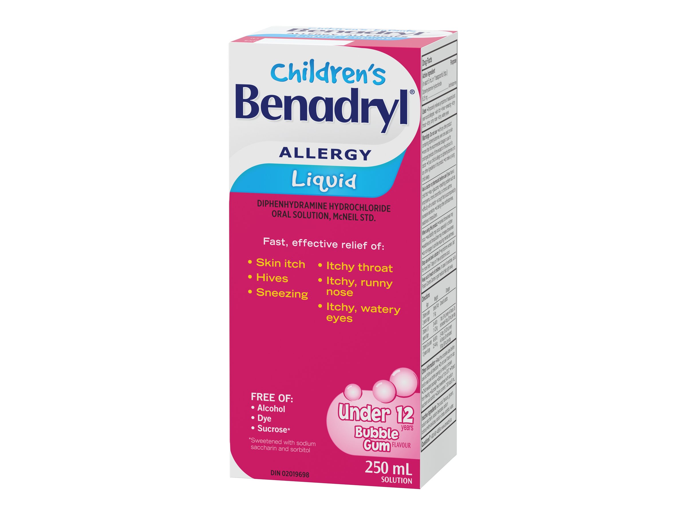 Benadryl Children's Allergy Liquid 250 ml + 100 ml