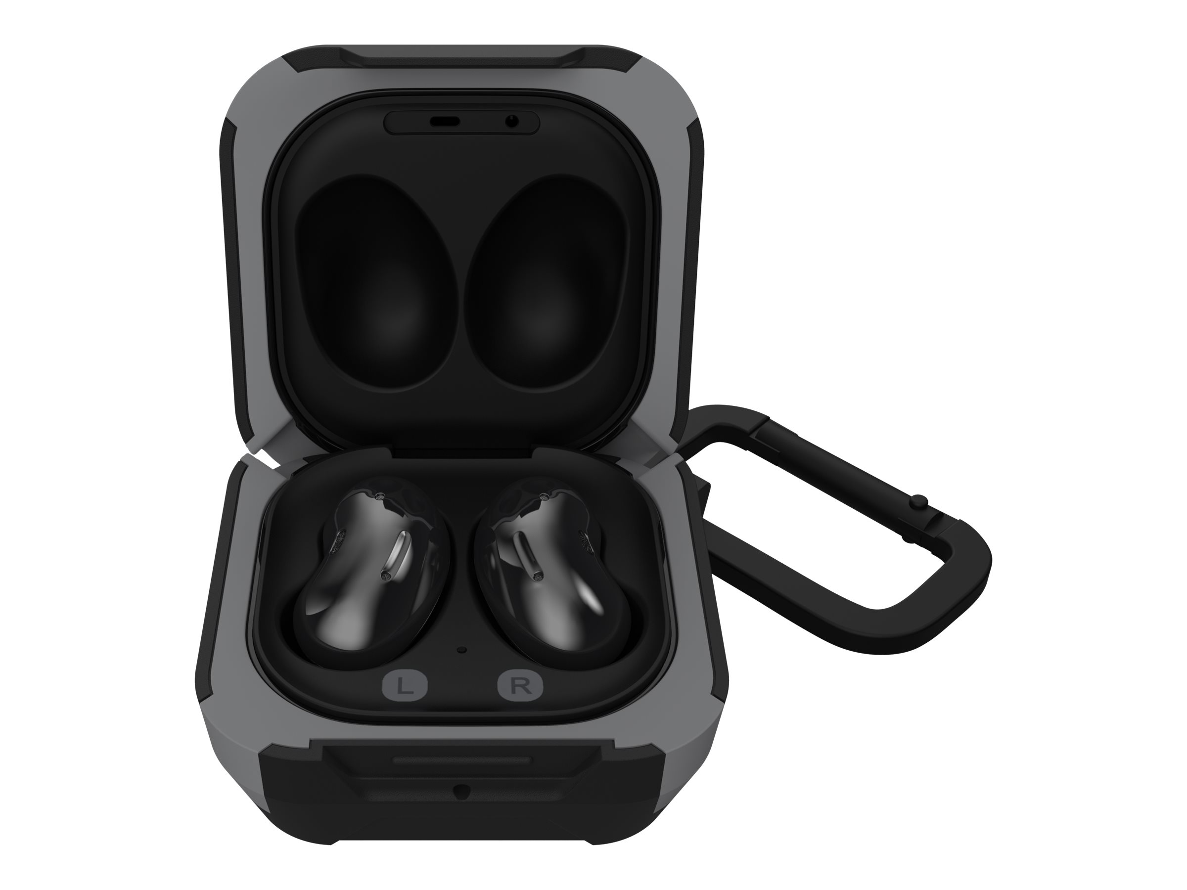 UAG Rugged Case for Galaxy Buds2/Buds Live/Buds Pro Case w/ Carabiner