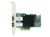 HPE StoreFabric SN1100E Host bus adapter PCIe 3.0 x8 low profile 16Gb Fibre Channel x 2 