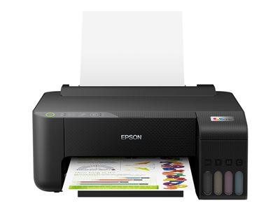Epson EcoTank ET-1810 - Printer - farve - blækprinter - kan genopfyldes - A4 - x 1440 - op til 10 spm (mono) / op til 5 spm (farve) - kapacitet: 100 ark - USB, Wi-Fi - sort (C11CJ71401) | Atea eShop | Erhverv