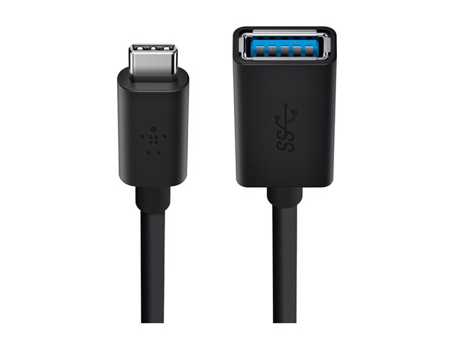 Image of Belkin 3.0 USB-C to USB-A Adapter - USB-C adapter - 24 pin USB-C to USB Type A