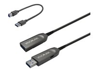 VivoLink USB 3.2 Gen 1 USB-kabelkit 40m Sort 