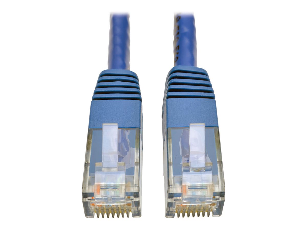 Tripp Lite Cat6 Gigabit Molded Patch Cable RJ45 M/M 550MHz 24 AWG Blue 50'