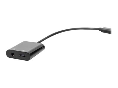 DIGITUS USB 3.1 Verteilerkabel Typ C-Klinke St/Bu/Bu 0.2m sw - AK-300400-002-S