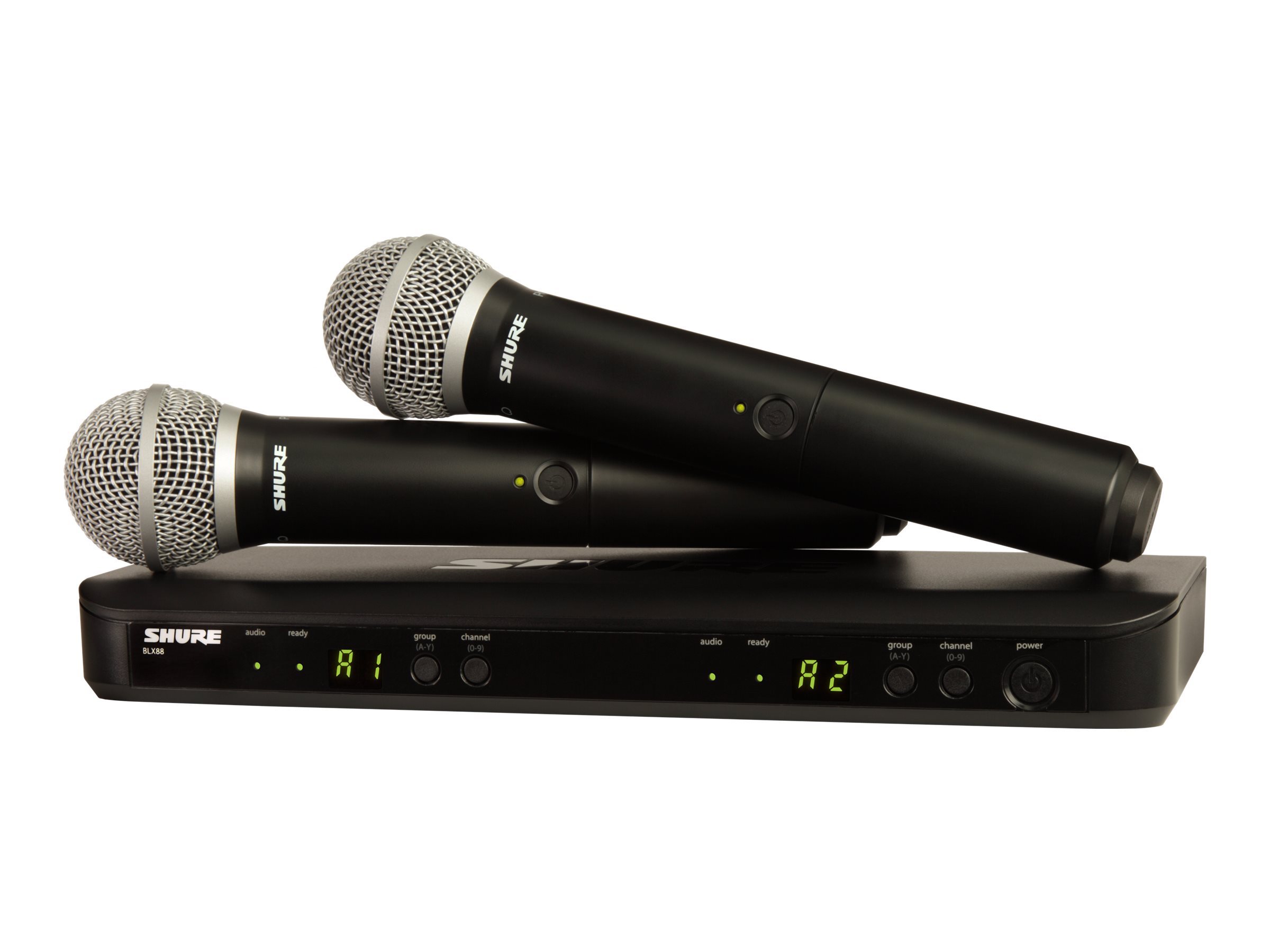 Shure BLX288/PG58 Dual Channel Handheld Wireless System