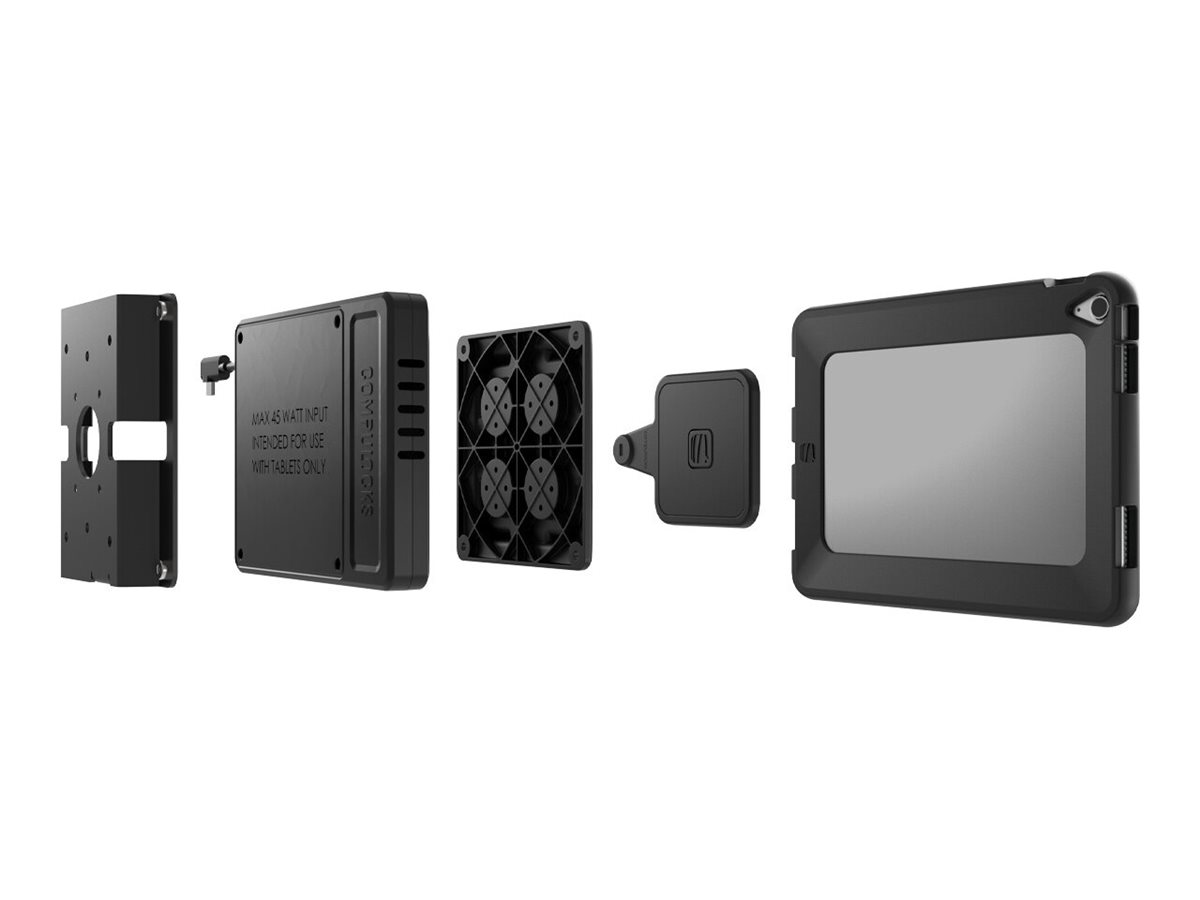 Compulocks Universal Tablet Magnetic Wall Mount Plus Hub montážní sada - pro tablet - univerzální, magnetický - černá – foto 2
