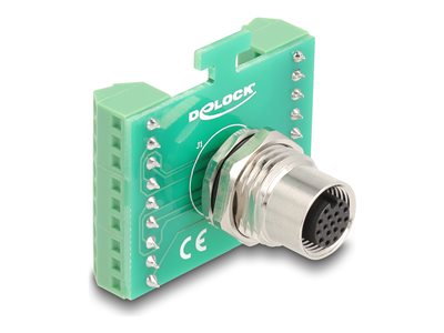 DELOCK M12 ubergabemodul 17 Pin zu 18Pin - 60660