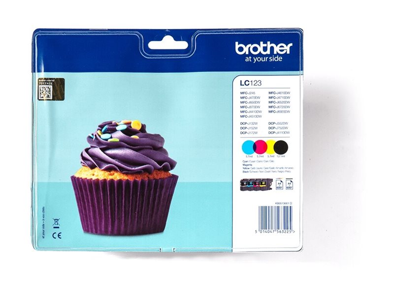 BROTHER Pack blister de 4 carto