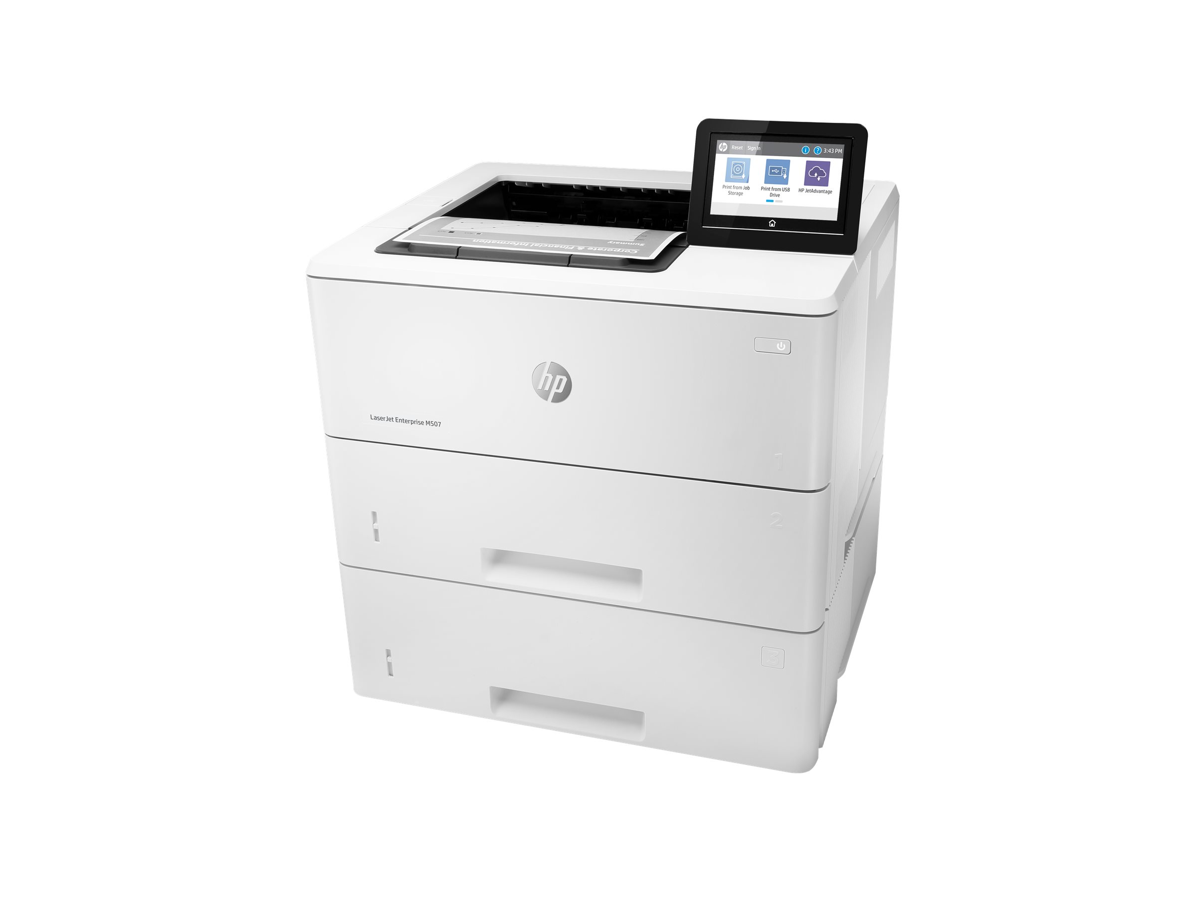 Hp Laserjet Enterprise M507x Printer B W Laser