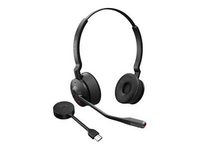 Jabra Evolve2 55 Stereo Headset (w/ Stand) - Headsets Direct
