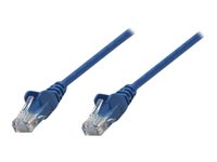 Intellinet Network Patch Cable, Cat6, 0.25m, Blue, Copper, S/FTP, LSOH / LSZH, PVC, RJ45, Gold Plated Contacts, Snagless, Boo