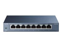 TP-Link TL-SG108 8-port Metal Gigabit Switch - switch - 8 ports - unmanaged