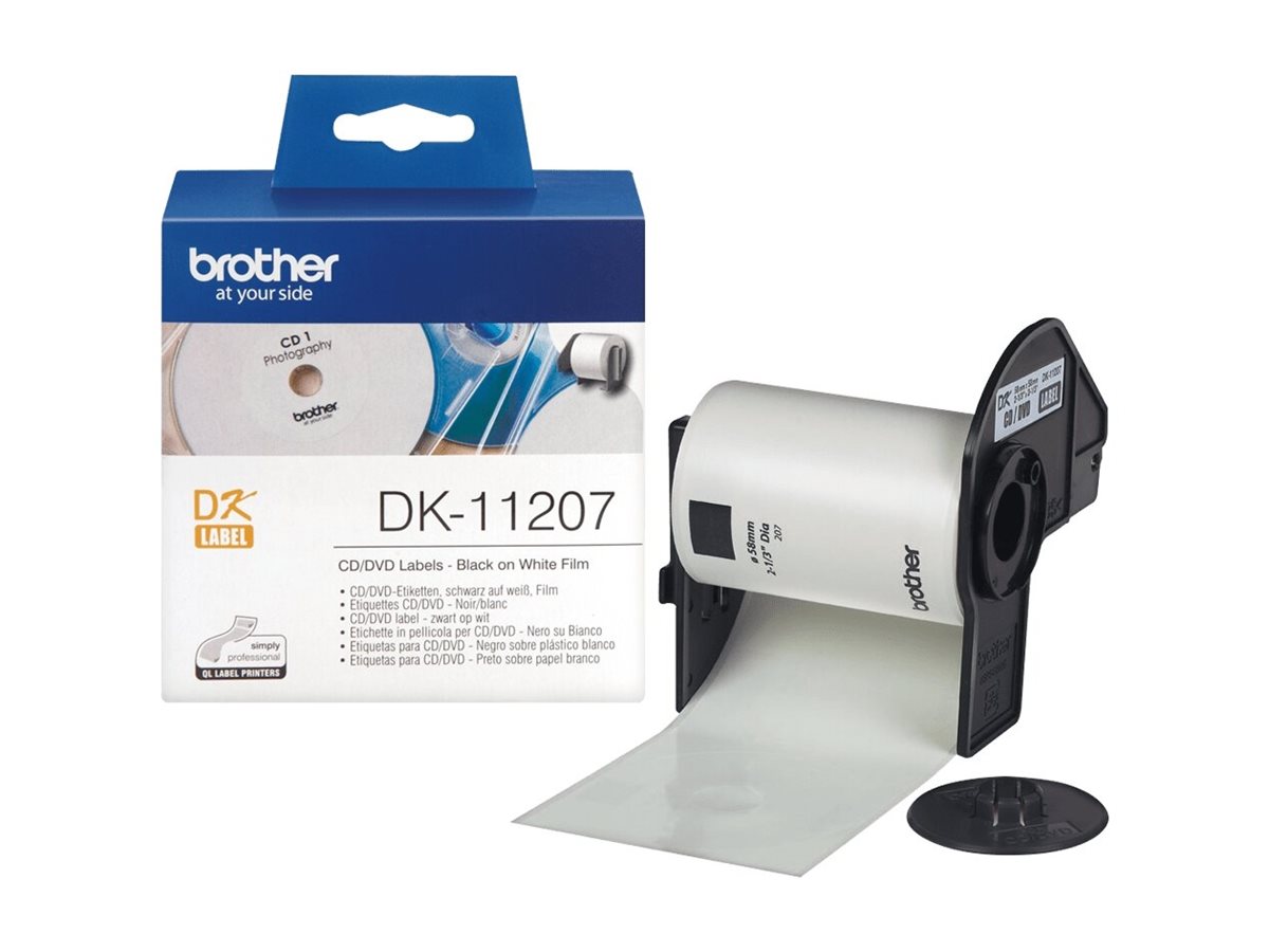 BROTHER DK11207 CD/DVD labels