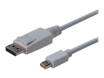 DIGITUS DisplayPortKabel miniDP -> DPort St/St 2m 1.1a weiß Polybeutel