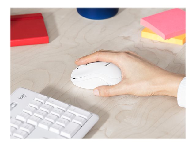 Logitech MK295 Silent - ensemble clavier et souris - Franais - blanc cass Priphrique d\'entre