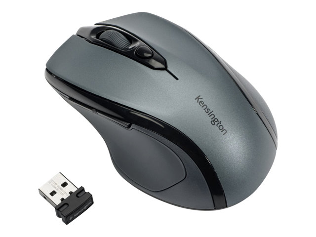 Kensington Pro Fit Mid Size Mouse 24 Ghz Graphite Grey