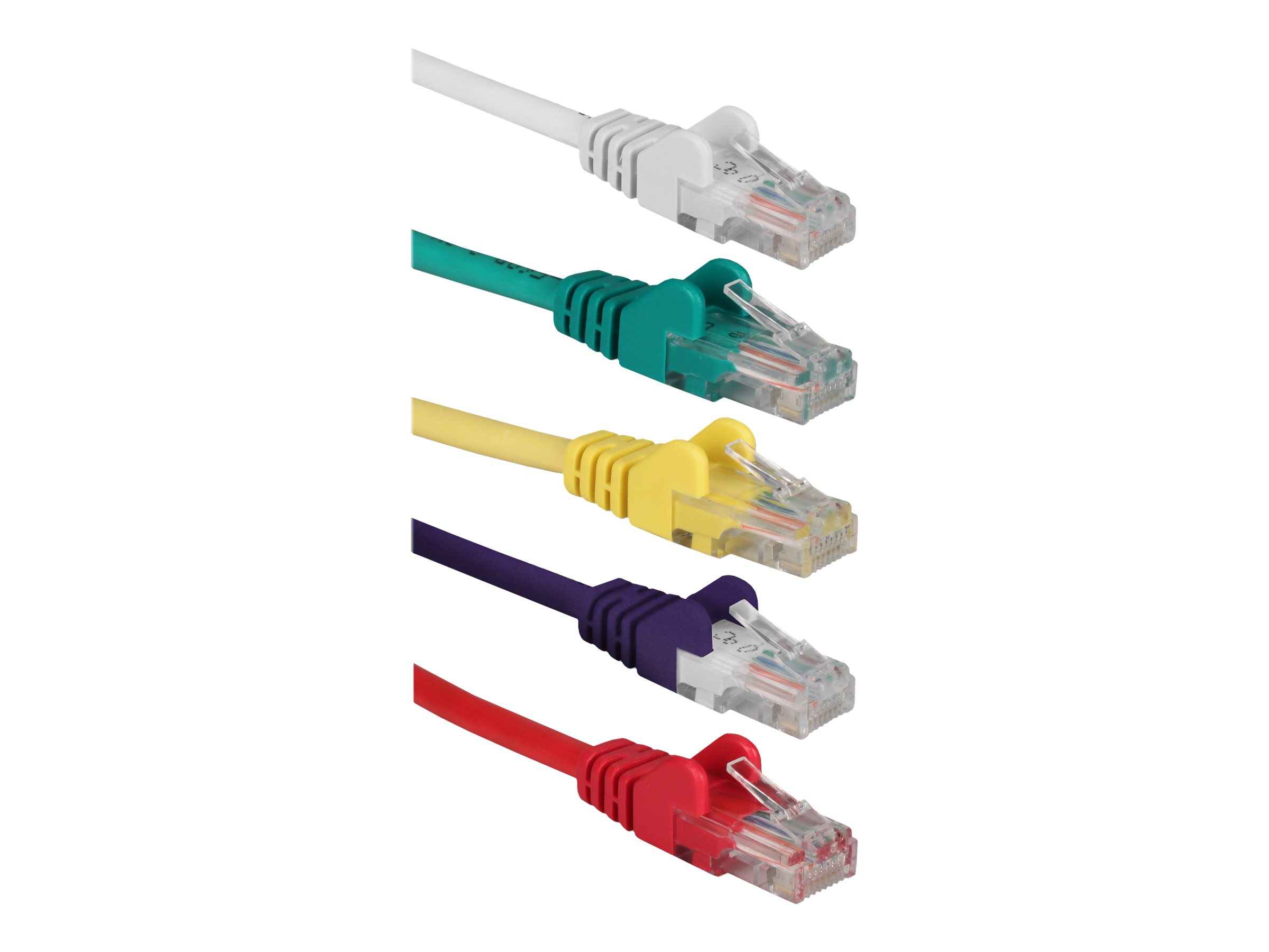 QVS - Patch cable - RJ-45 (M) to RJ-45 (M)