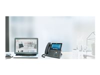 Fanvil X7 Touch Screen Enterprise IP Phone VoIP-telefon Sort