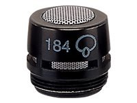 Shure R184 - Super-cardioid cartridge for microphone - black - for Shure MX391, MX415; Dualflex Gooseneck MX415; Microflex Gooseneck MX412