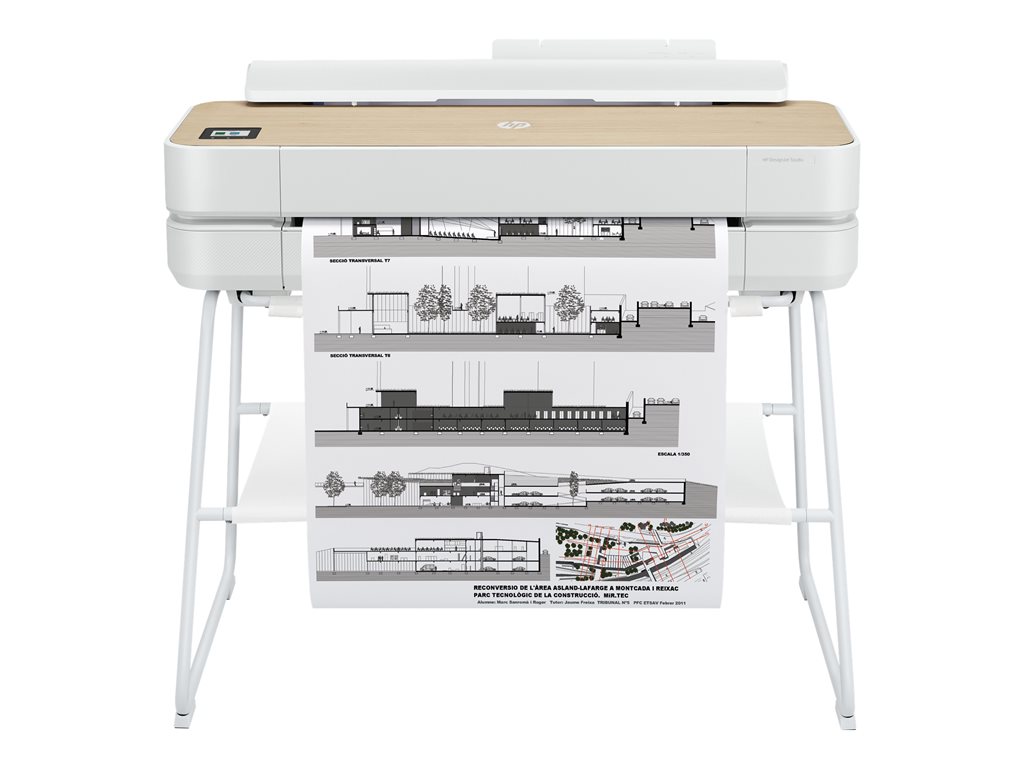 HP DesignJet Studio - 610 mm (24") Großformatdrucker - Farbe - Tintenstrahl - Rolle (61 cm x 45,7 m), 279 x 610 mm - 2400 x 1200 dpi
