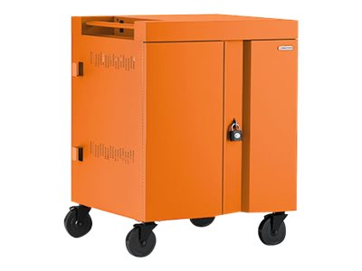 Bretford Cube Cart for 32 netbooks/tablets lockable tangerine