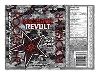 Rockstar Revolt Energy Drink - Black Cherry - 473ml
