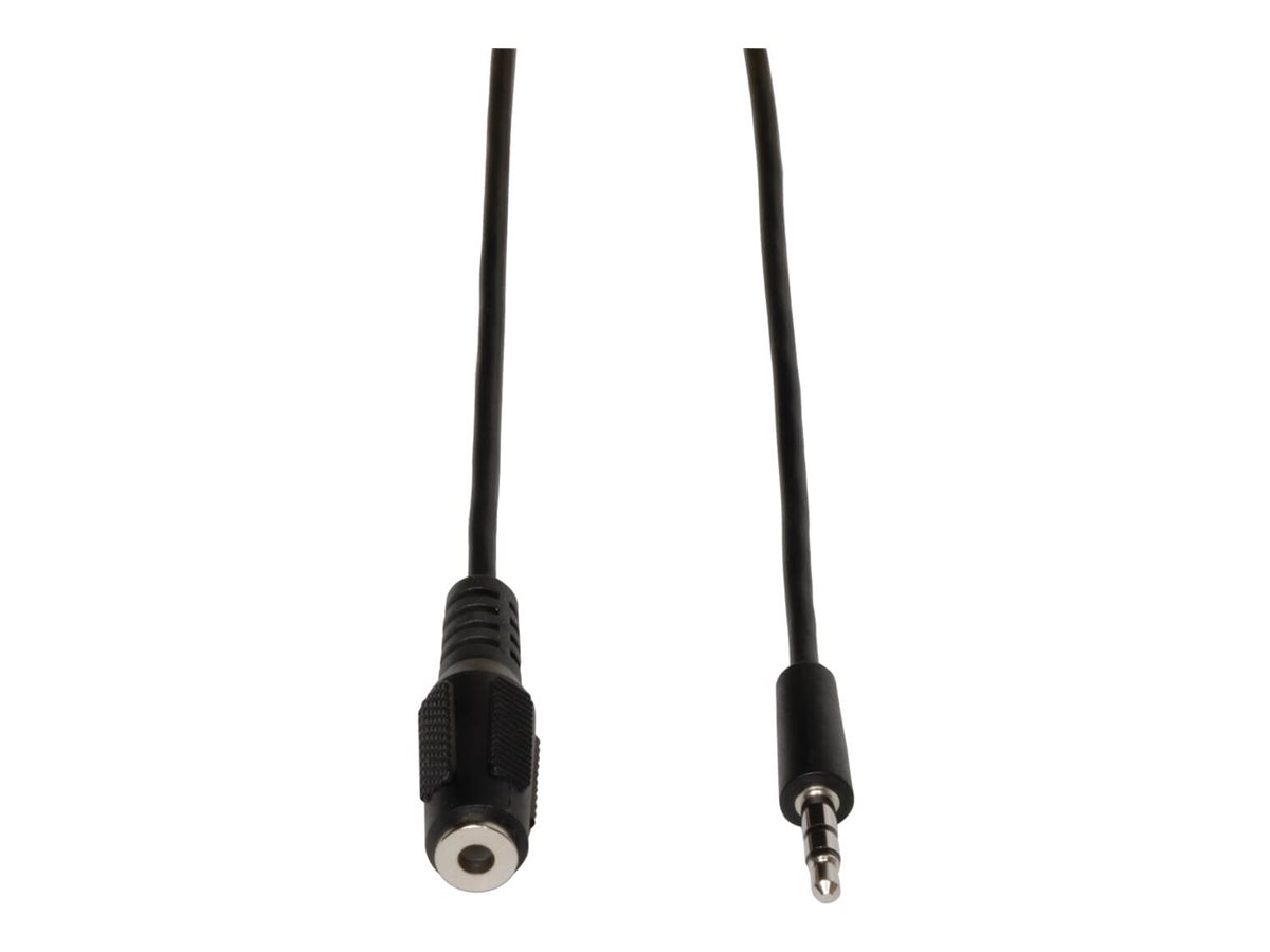 Tripp Lite 6ft Mini Stereo Audio Extension Cable Shielded 3.5mm M/F 6'