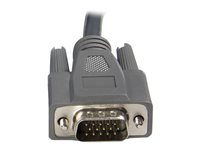 StarTech .com Cable KVM ultrafin 2 en 1 USB VGA
