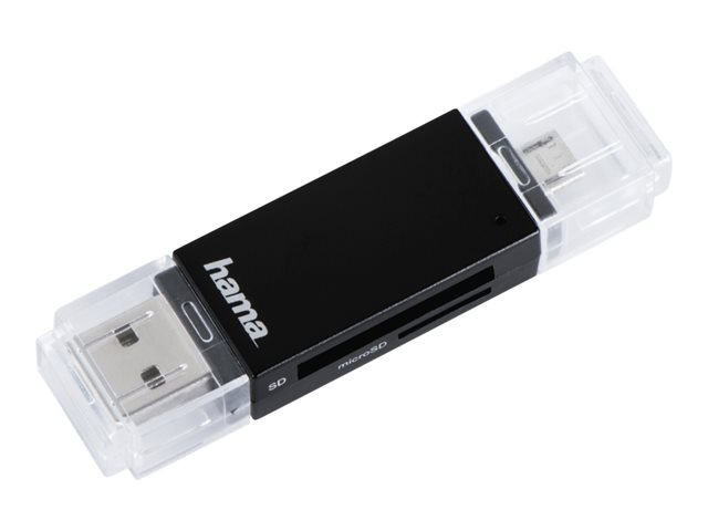 Hama "Basic" USB 2.0 OTG - card reader - USB 2.0