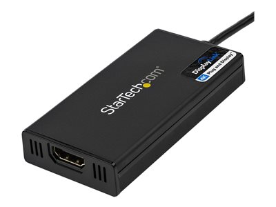  StarTech.com USB 3.0 to HDMI Adapter - 1080p (1920x1200) -  Slim/Compact USB Type-A to HDMI Display Adapter Converter for Monitor -  External Video & Graphics Card - Black - Windows Only (