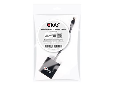 Club 3D - Adapter - Mini DisplayPort male to HDMI female