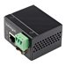 StarTech.com Industrial Fiber to Ethernet Media Converter, 100Mbps SFP to RJ45/Cat6, Singlemode/Multimode Optical Fiber to Copper Network, 12-56V DC, IP-30/ -40 to +75C, Fiber to Ethernet